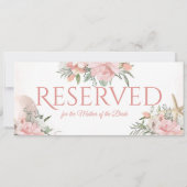 Reserved Floral Beach 招待状 (正面)