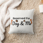 Reserved for Dog & Me クッション (ブランケット)