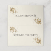 Reserved for Guests Memorial Funeral  プレイスカード (外部開封)