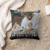 「Reserved for Me & My Photo」 2 x Photo クッション (ブランケット)