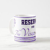 Reserved  for The Viscountess Classic Mug, 11 oz コーヒーマグカップ (正面左)