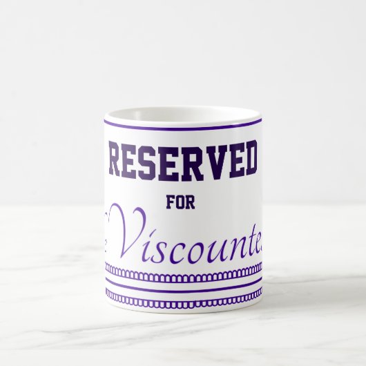 Reserved  for The Viscountess Classic Mug, 11 oz コーヒーマグカップ (中央)