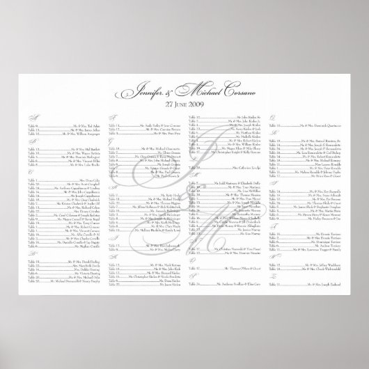 ***RESERVED*** Jennifer+Michael ポスター (正面)