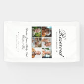 Reserved Seat - 6 Photo Memorial Wedding White 横断幕 (横)