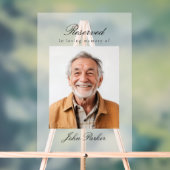 Reserved Seat - Memorial Wedding Photo アクリルサイン (ニュートラル)