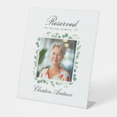 Reserved Seat - Photo Eucalyptus Memorial Wedding 台座サイン (正面)