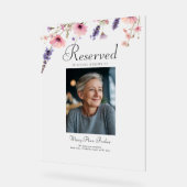 Reserved Seat - Photo Memorial Wedding  アクリルサイン (傾斜)