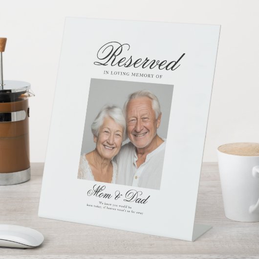 Reserved Seat - Photo Memorial Wedding 台座サイン (インサイチュ)