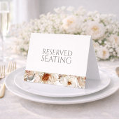 Reserved Seating Wedding Table Sign 招待状