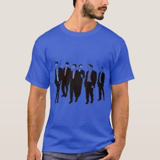 Reservoir Dogs with colored ties and glasses vinta Tシャツ