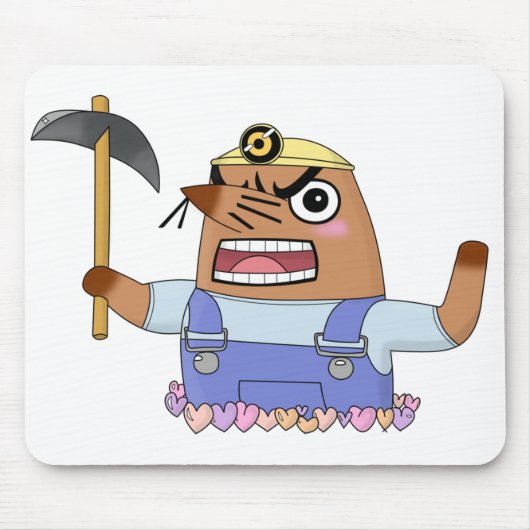 Resetti (Animal Crossing New Horizons) マウスパッド (正面)