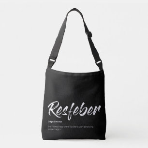Resfeber – トートバッグ(黒) クロスボディバッグ