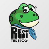 Resi the Frog ウィンドウサイン (シート)