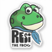 Resi the Frog シール (正面)