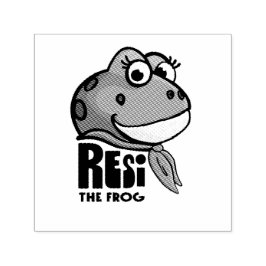 Resi the Frog  セルフインキングスタンプ