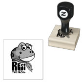 Resi the Frog  ラバースタンプ (押印)