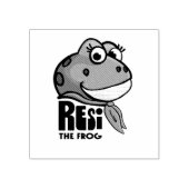 Resi the Frog  ラバースタンプ (インプリント)