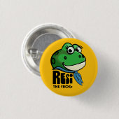 Resi the Frog 缶バッジ (正面&裏面)