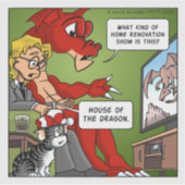 Resident Dragon - House of the Dragon Renovations シール (正面)