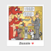 Resident Dragon - I Love the Smell of Chared Bacon シール (シート)