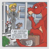 Resident Dragon - The Landlord Said No Dragons  シール (正面)