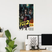 Resident Evil 2 Remake Poster  Retro Movie Art ポスター (ホームオフィス)