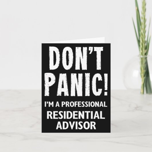 Residential Advisor  カード (正面)