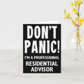 Residential Advisor  カード (黄色い花)