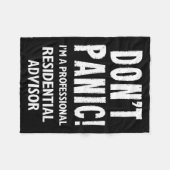 Residential Advisor  フリースブランケット (正面(横))