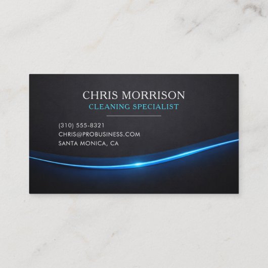 Residential Cleaning Services Professional 名刺 (裏面)