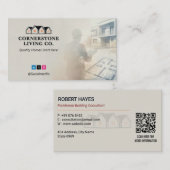 Residential Construction | Gray Skecth 名刺 (正面/裏面)
