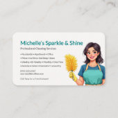 Residential House Cleaning Service 名刺 (正面)