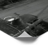 RESIDENTIAL OIL DRILLING in KILGORE TEXAS c. 1935 ポスター (角)