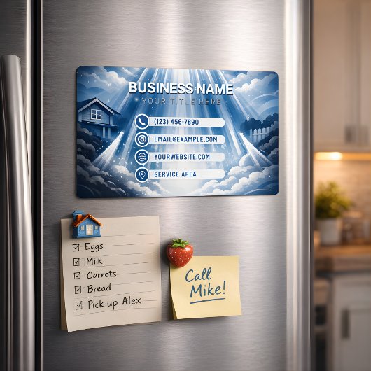 Residential Pressure Washing Cosmic Harmony マグネット名刺