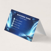 Residential Pressure Washing Holographic Glow 名刺 (裏面)