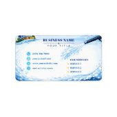 Residential pressure washing Infinite Wall ラベル (正面)