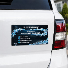 Residential Pressure Washing Liquid Guardian ロゴ マグネット名刺