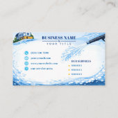 Residential pressure washing Surreal Curve 名刺 (裏面)