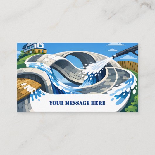 Residential pressure washing Surreal Curve 名刺 (正面)