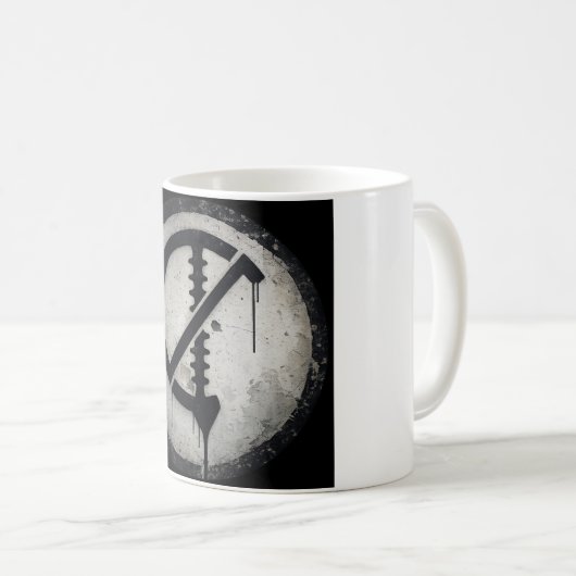 Residual Ink cup コーヒーマグカップ (正面右)