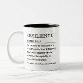 Resilience Definition ツートーンマグカップ (左)