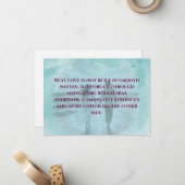 Resilience & Love Romantic Quote Standard Postcard ノートカード (正面/裏面インサイチュ)