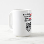 Resilience, self-worth, and independence コーヒーマグカップ (正面左)