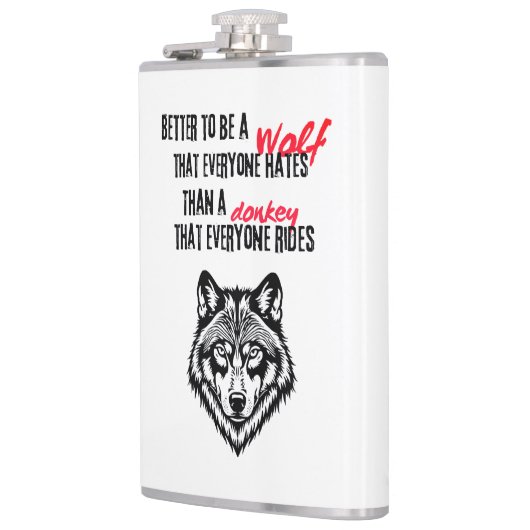 Resilience, self-worth, and independence フラスク (左)