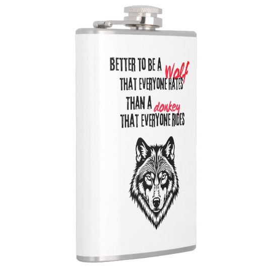 Resilience, self-worth, and independence フラスク (右)