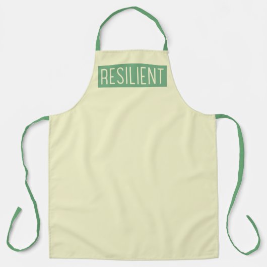 RESILIENT Apron – Strength You Wear エプロン (正面)