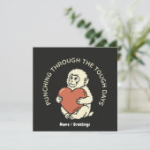 Resilient Baby Monkey & Heart Punching Through 招待状 (スタンド正面)