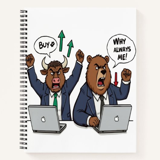 Resilient Bear Market Notebook ノートブック (正面)