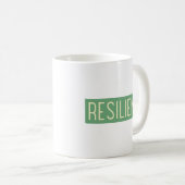 RESILIENT Classic Mug – Strength in Every Sip コーヒーマグカップ (正面右)