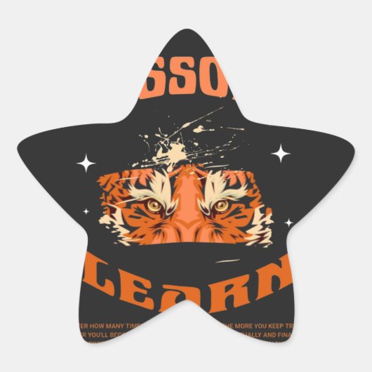 Resilient Gorilla Sticker 星シール (正面)